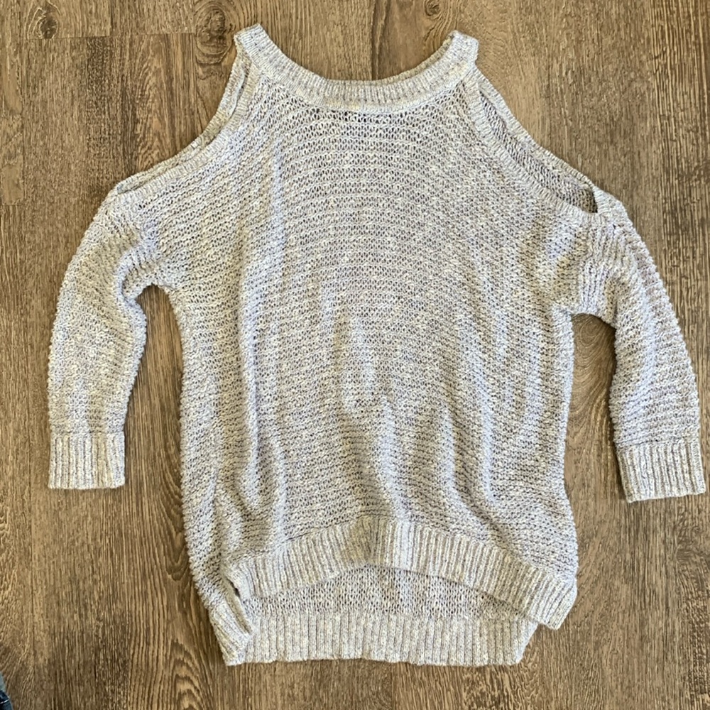 🔴 Purple and White Express Sweater